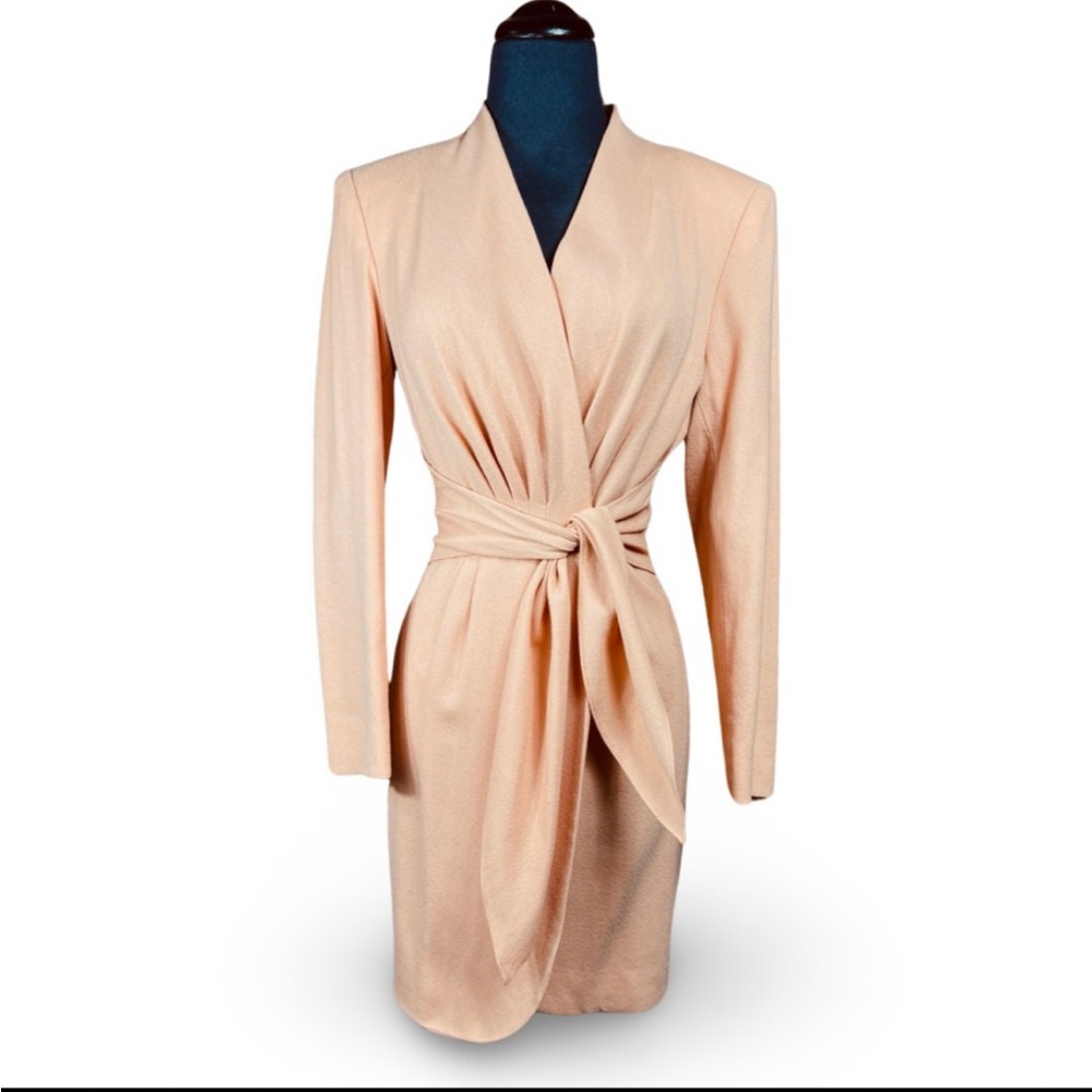 1980s does 1940s Vintage Wrap Dress